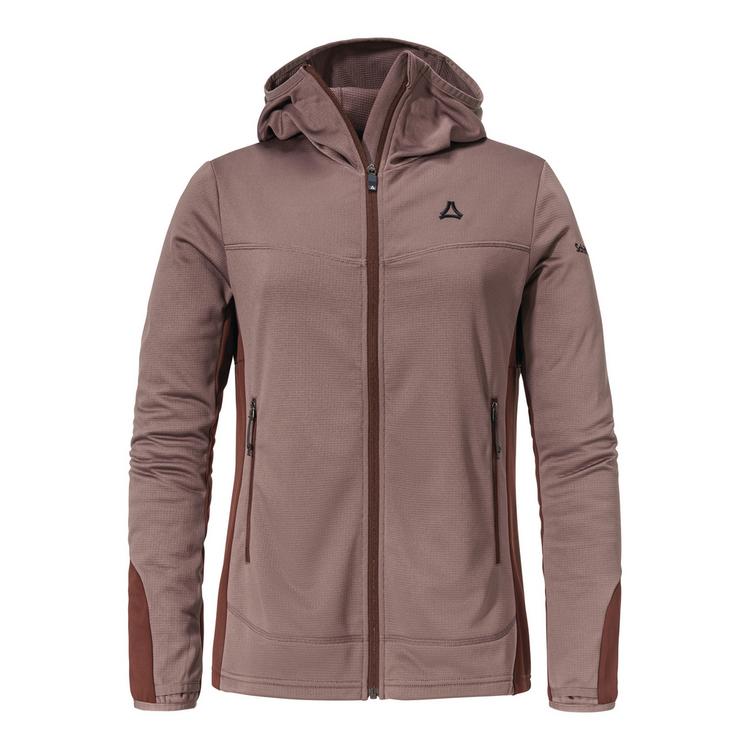 Sch&ouml;ffel Sch&ouml;ffel Hiking Fleece Hoody Style Milagle WMS Fleecejacke Damen - 3905 - braun - 0 | SportScheck