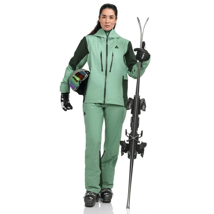 Sch&ouml;ffel Sch&ouml;ffel Shell Jk Style Lufeld WMS Skijacke Damen - 6305 - gr&uuml;n - 4 | SportScheck