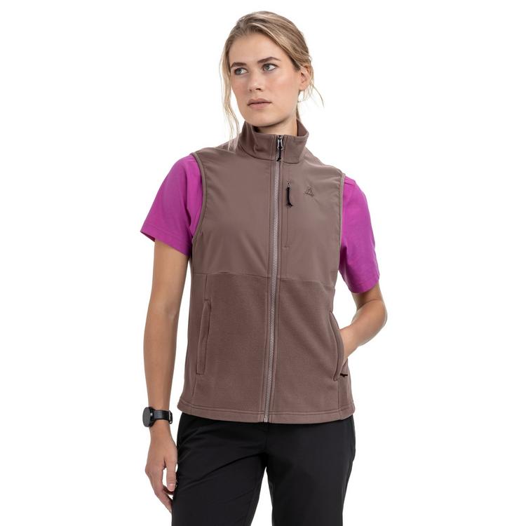 Sch&ouml;ffel Sch&ouml;ffel Fleece Vt Style Ash WMN Fleeceweste Damen - 3905 - braun - 0 | SportScheck