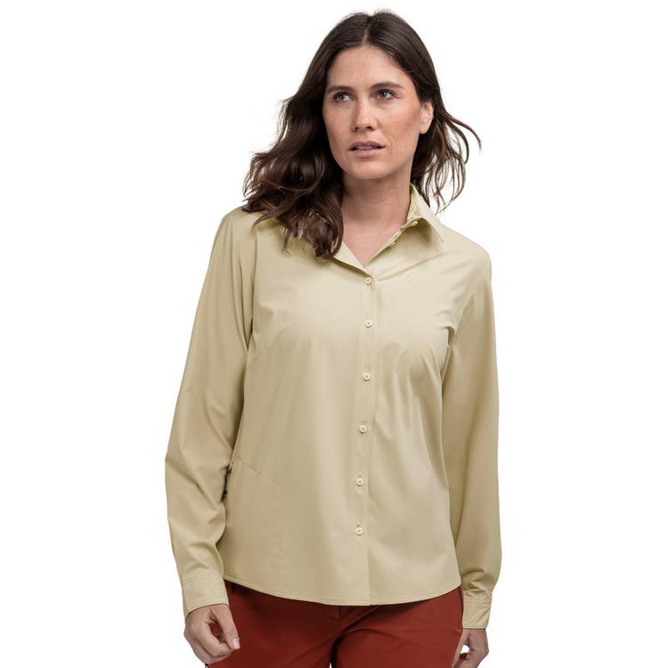 Sch&ouml;ffel Sch&ouml;ffel Blouse Style Dunajec WMN Funktionsbluse Damen - 4105 - beige - 0 | SportScheck