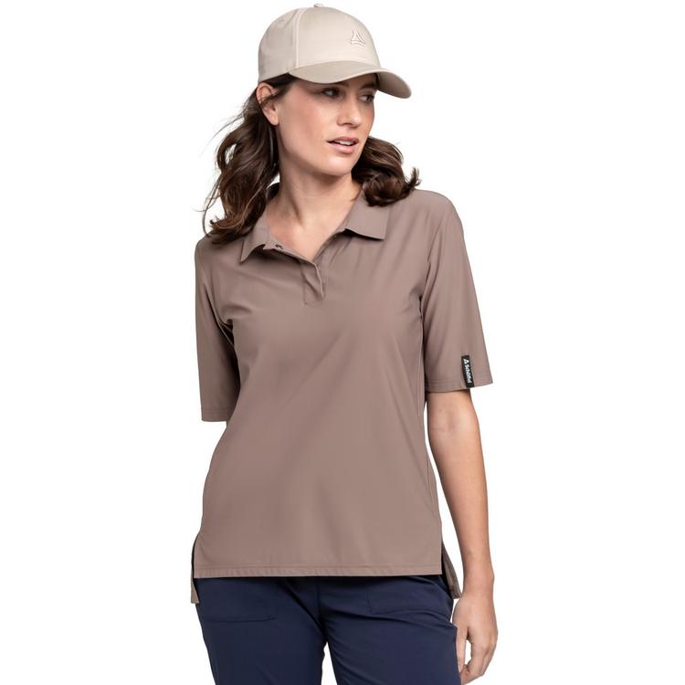 Sch&ouml;ffel Sch&ouml;ffel Jersey Polo Style Calmay WMN Poloshirt Damen - 3905 - braun - 0 | SportScheck