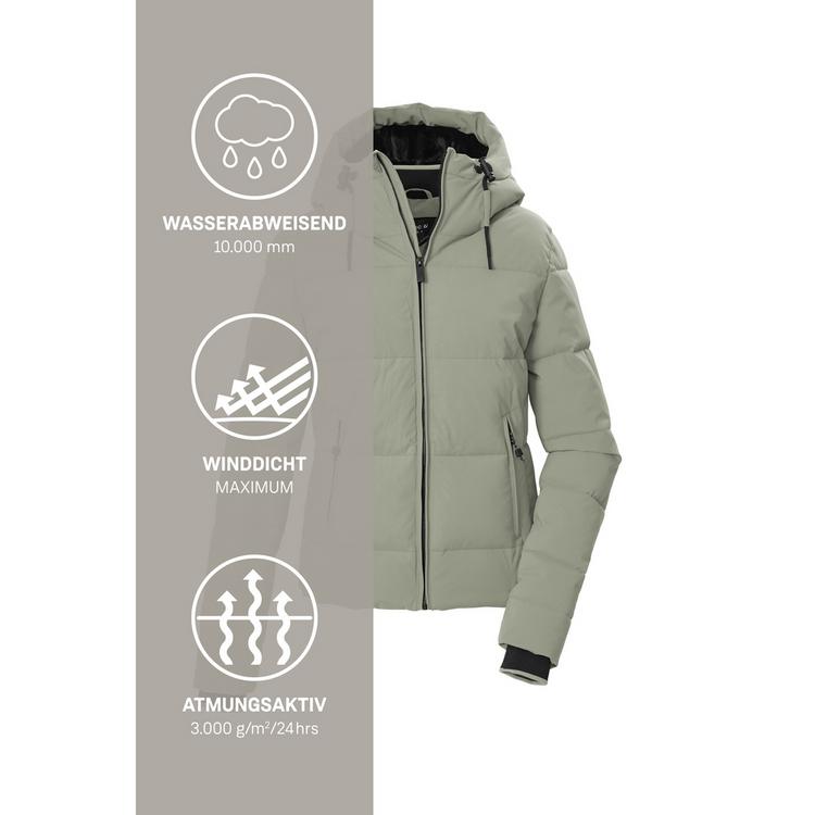 KILLTEC KILLTEC Stepppjacke mit Kapuze Softshelljacke Damen - Tannengr&uuml;n2192 - 4 | SportScheck