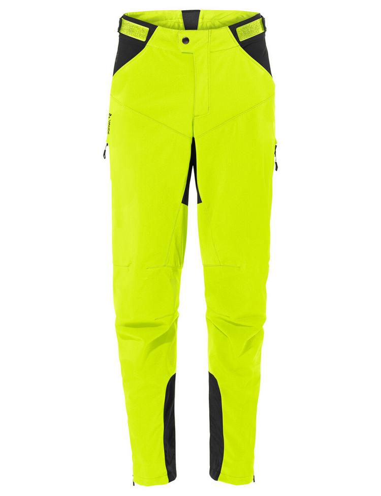 VAUDE VAUDE Men's Qimsa Softshell Pants II Fahrradhose Herren - neon yellow - 0 | SportScheck