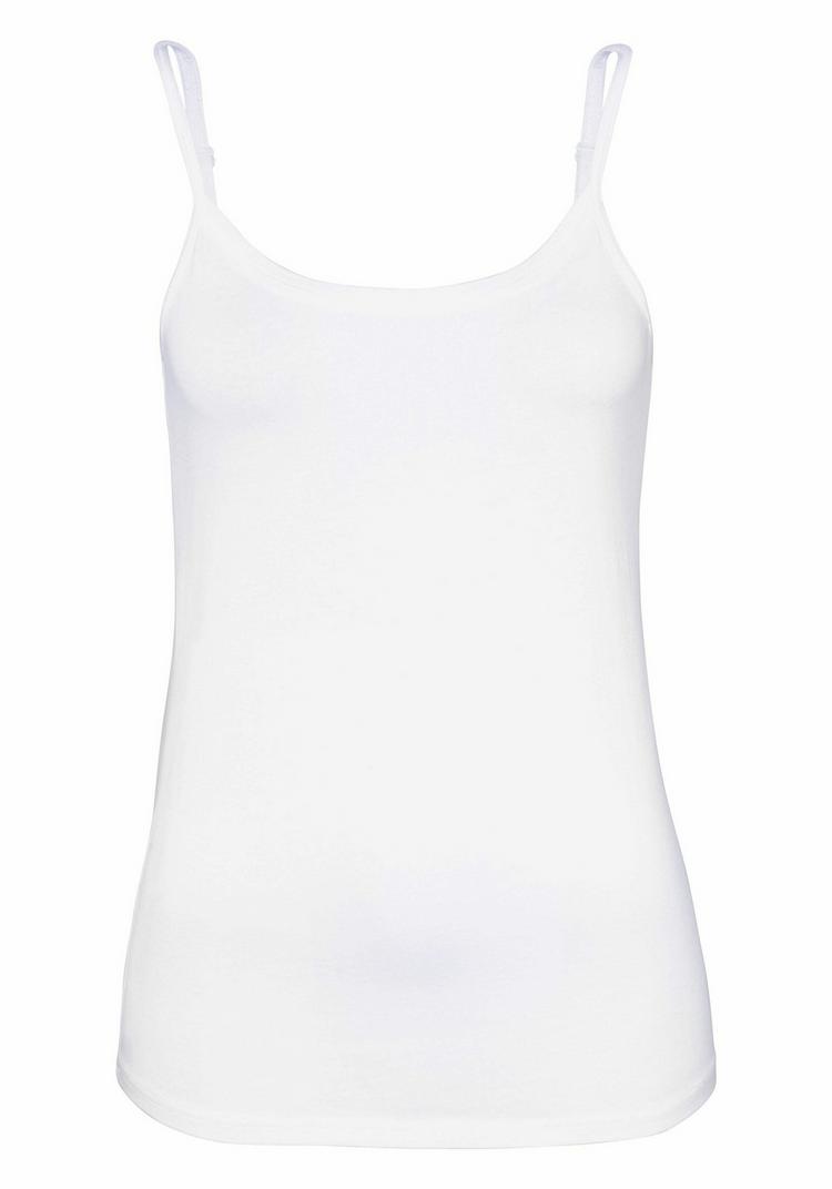 Vivance by Lascana Vivance by Lascana Spaghettitop Spaghettitop Damen - schwarz - wei&szlig; - 2 | SportScheck