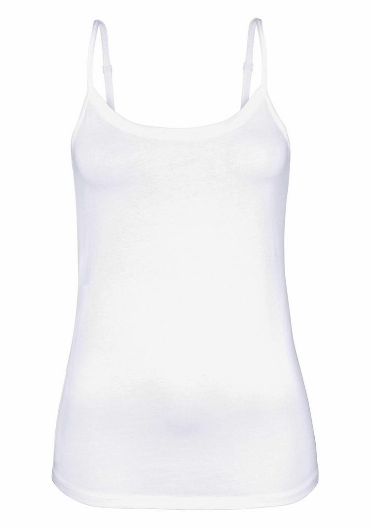 Vivance by Lascana Vivance by Lascana Spaghettitop Spaghettitop Damen - wei&szlig; - 2 | SportScheck