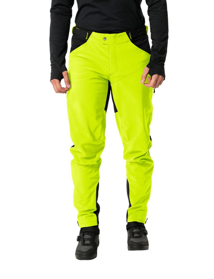 VAUDE VAUDE Men's Qimsa Softshell Pants II Fahrradhose Herren - neon yellow - 0 | SportScheck