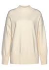 Lascana Stehkragenpullover Rollkragenpullover Damen - hellbeige