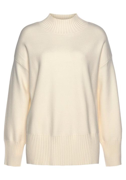 Lascana Stehkragenpullover Rollkragenpullover Damen