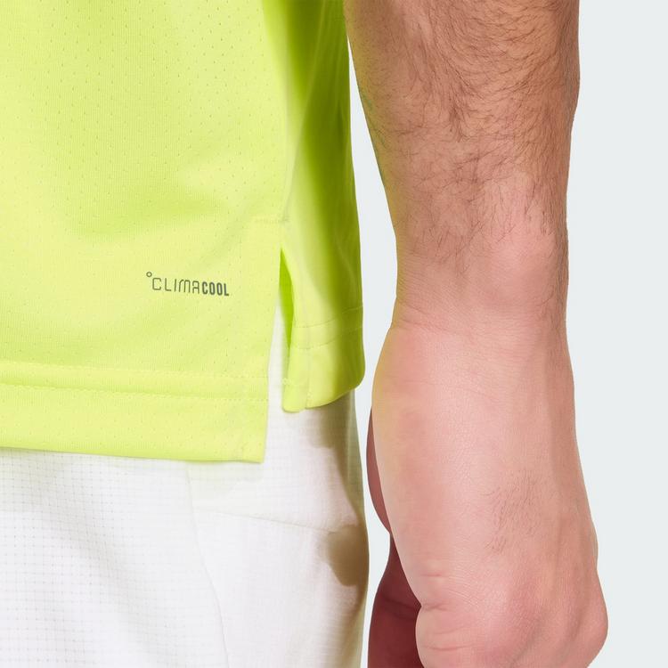 adidas adidas Club Tennis Poloshirt Funktionsshirt Herren - Semi Frozen Lemon - 1 | SportScheck