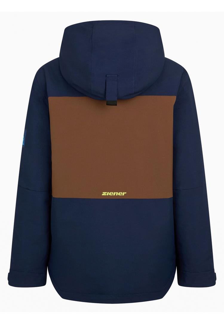 Ziener Ziener ALIM-Z Skijacke Jungen - dark chestnut ripstop - 0 | SportScheck