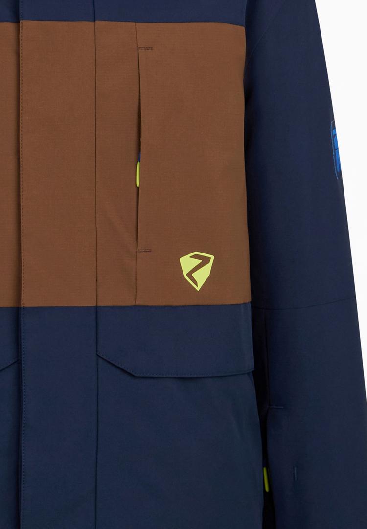 Ziener Ziener ALIM-Z Skijacke Jungen - dark chestnut ripstop - 0 | SportScheck