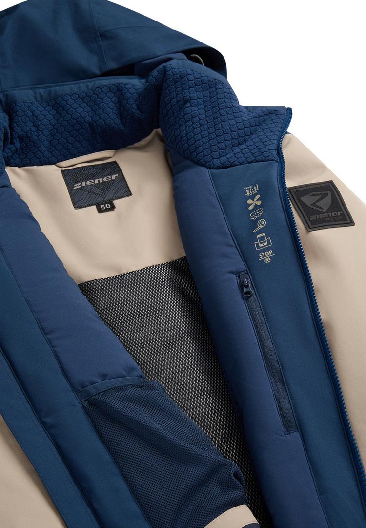 Ziener Ziener TIDAL-Z Skijacke Herren - sandstone.dark navy - 1 | SportScheck
