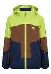 Ziener AGIMO-Z Skijacke Jungen - dark chestnut ripstop