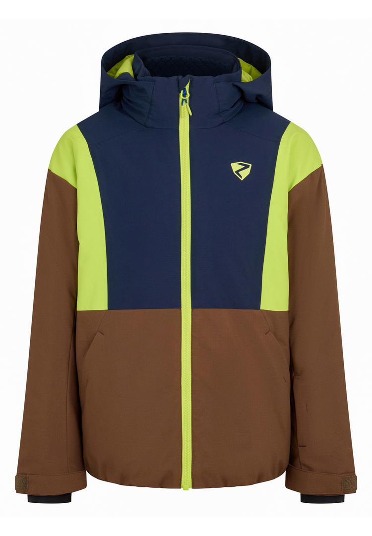 Ziener Ziener ABBE-Z Skijacke Kinder - dark chestnut ripstop - 0 | SportScheck