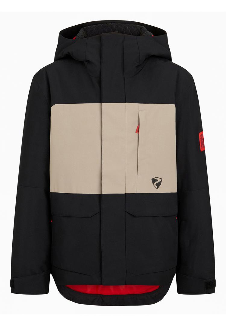 Ziener Ziener ALIM-Z Skijacke Jungen - sandstone ripstop - 0 | SportScheck
