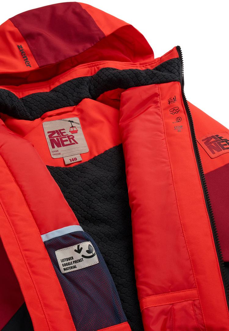 Ziener Ziener AGIMO-Z Skijacke Jungen - red - 1 | SportScheck