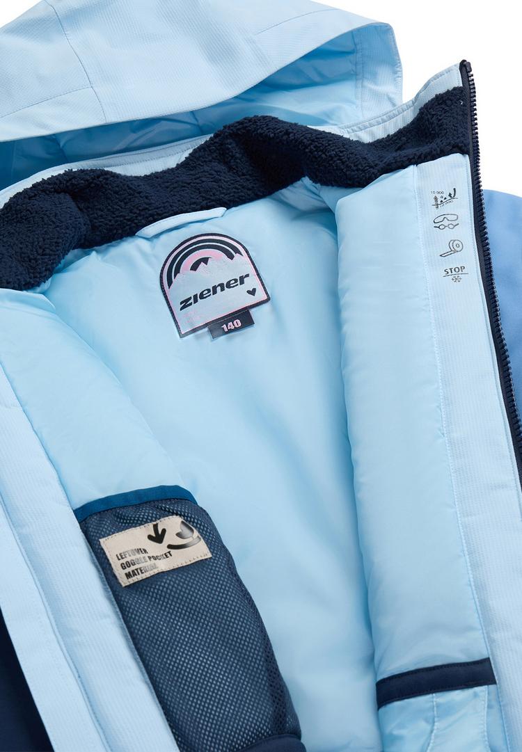 Ziener Ziener ABBE-Z Skijacke Kinder - arctic sky stru tex - 1 | SportScheck