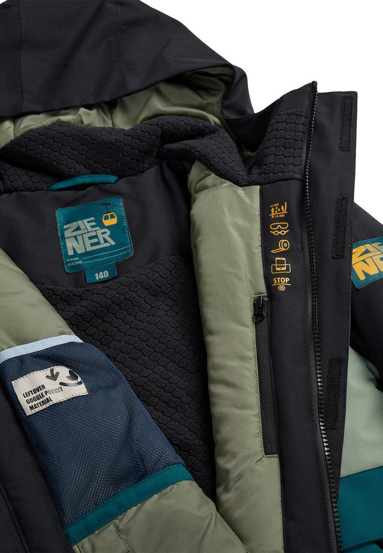 Ziener Ziener ALIM-Z Skijacke Jungen - turquoise ocean - 1 | SportScheck