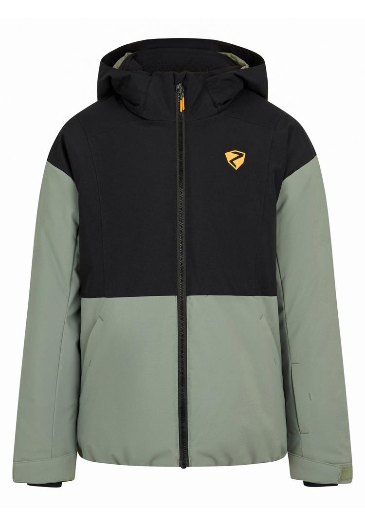 Ziener Ziener ABBE-Z Skijacke Kinder - dusty green ripstop - 0 | SportScheck