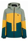 Ziener AGIMO-Z Skijacke Jungen - golden mango tex
