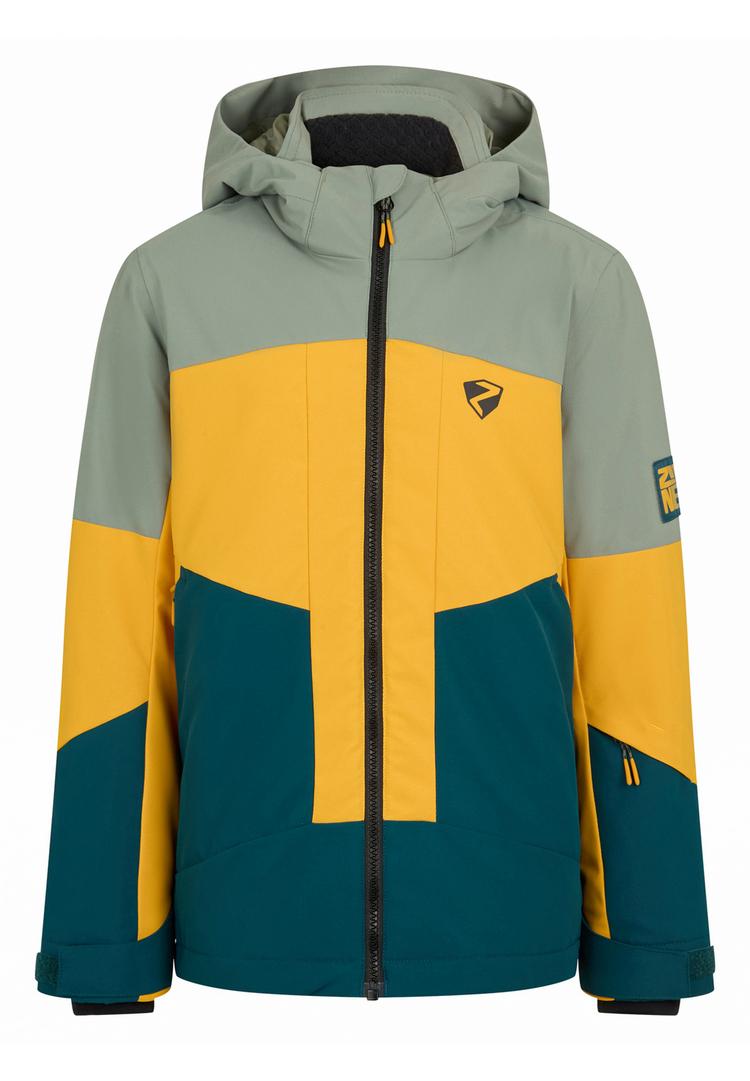 Ziener Ziener AGIMO-Z Skijacke Jungen - golden mango tex - 0 | SportScheck