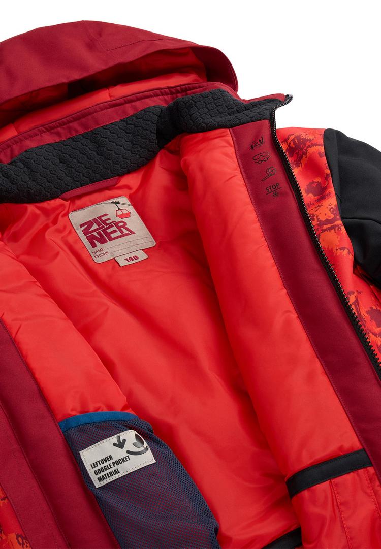 Ziener Ziener ABBE-Z Skijacke Kinder - faded red - 1 | SportScheck