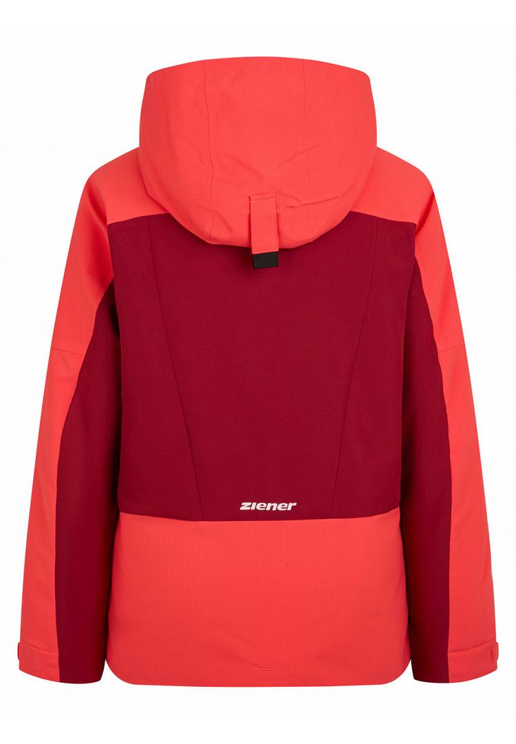 Ziener Ziener ARNU-Z Skijacke Kinder - fiery red stru tex - 0 | SportScheck