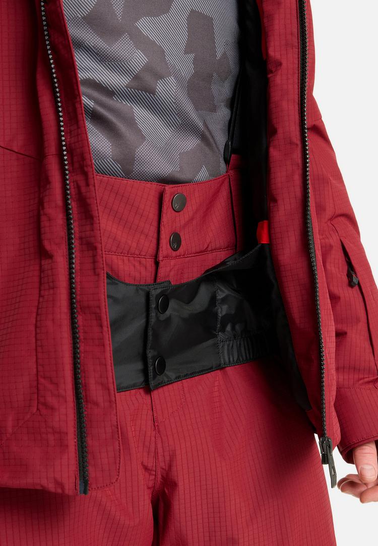 Ziener Ziener TOBIN-Z Skijacke Herren - wine pigment ripstop - 0 | SportScheck