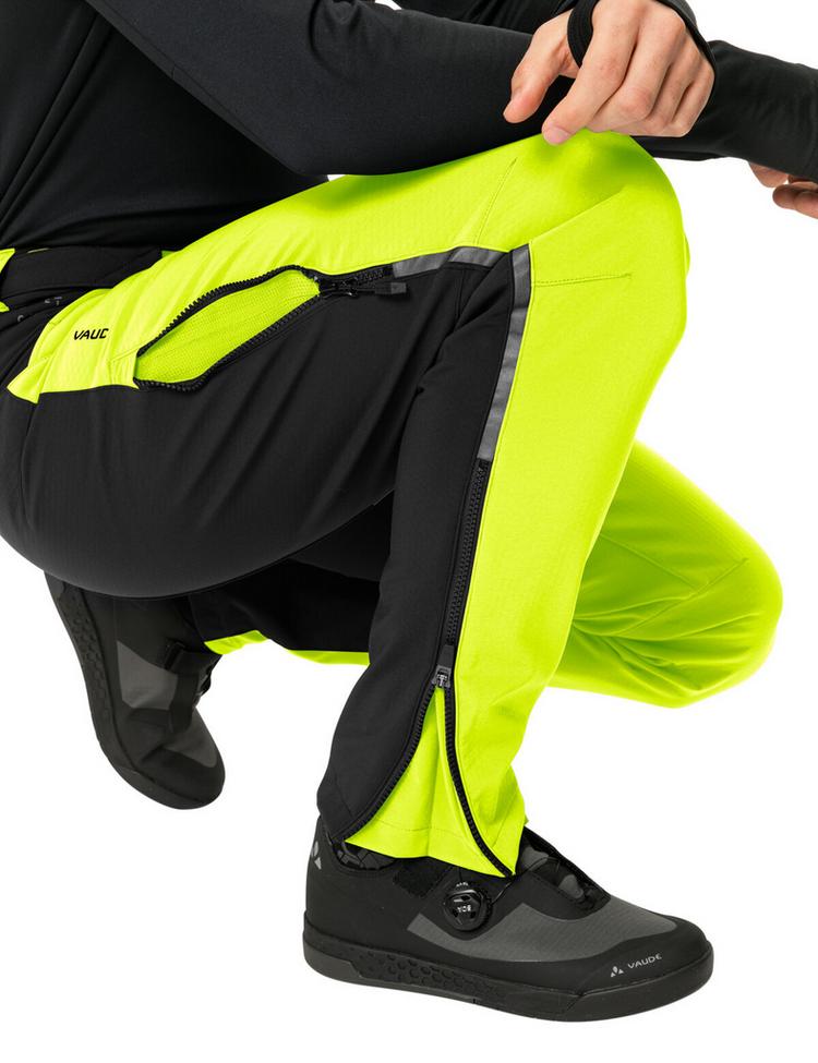 VAUDE VAUDE Men's Qimsa Softshell Pants II Fahrradhose Herren - neon yellow - 1 | SportScheck