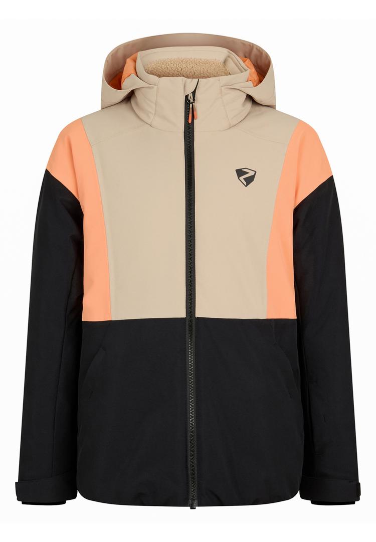Ziener Ziener ABBE-Z Skijacke Kinder - soft taupe tex - 0 | SportScheck