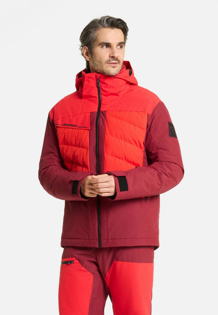 Ziener Ziener TIDAL-Z Skijacke Herren - wine pigment ripstop - 2 | SportScheck