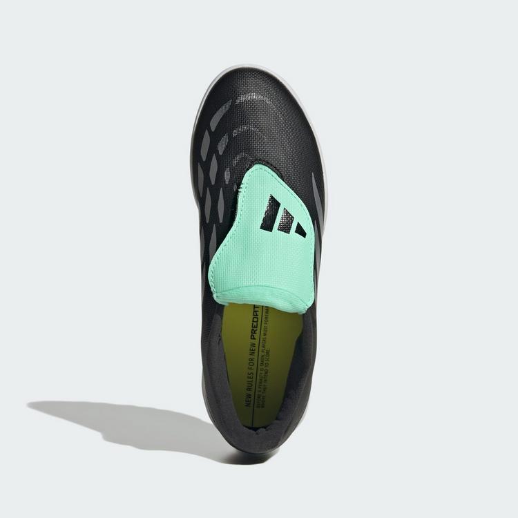 adidas adidas PREDATOR CLUB Kids Fu&szlig;ballschuh, Turf, Fu&szlig;ballschuhe Kinder - Core Black / Silver Metallic / Pulse Mint - 0 | SportScheck