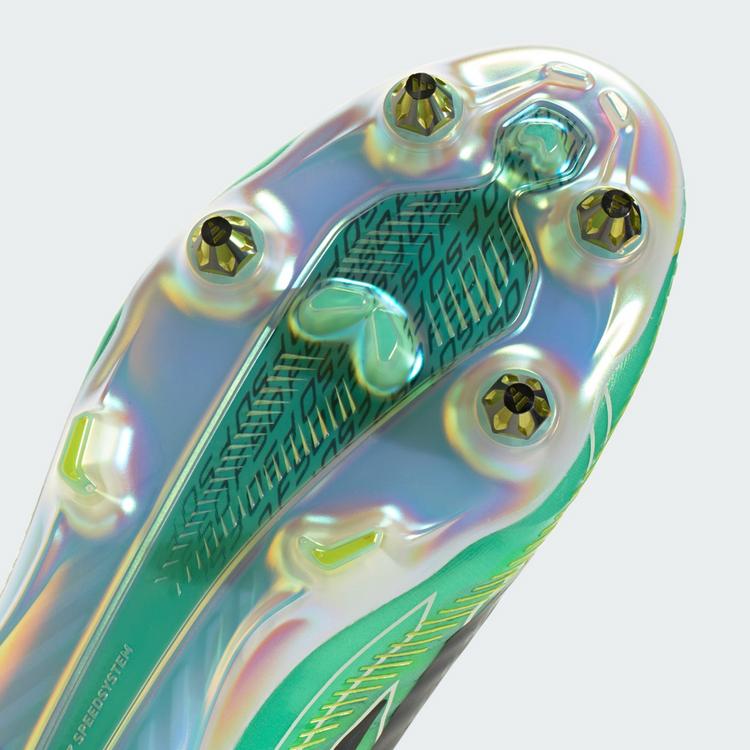 adidas adidas F50 Hyperfast Elite Fu&szlig;ballschuh, Fu&szlig;ballschuhe - Pulse Mint / Core Black / Solar Lemon - 5 | SportScheck