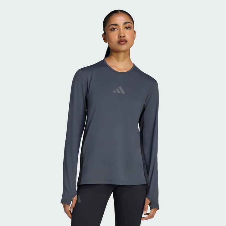 adidas adidas TERREX MULTI BASELAYER Shirt, SYNTHETIK T-Shirt Damen - Carbon - 0 | SportScheck