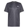 adidas CLUB TENNIS CLIMACOOL GRAFIK T-SHIRT T-Shirt Herren - Carbon / Black