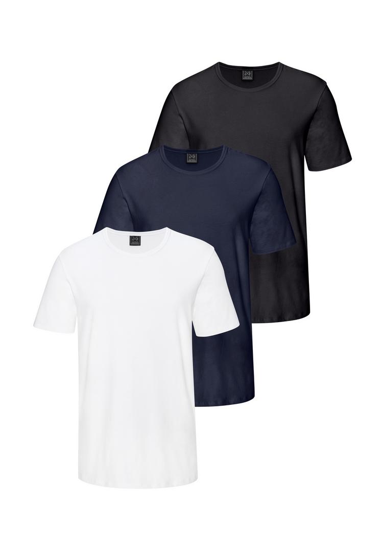 John Devin John Devin T-Shirt T-Shirt Herren - wei&szlig;, navy, schwarz - 0 | SportScheck