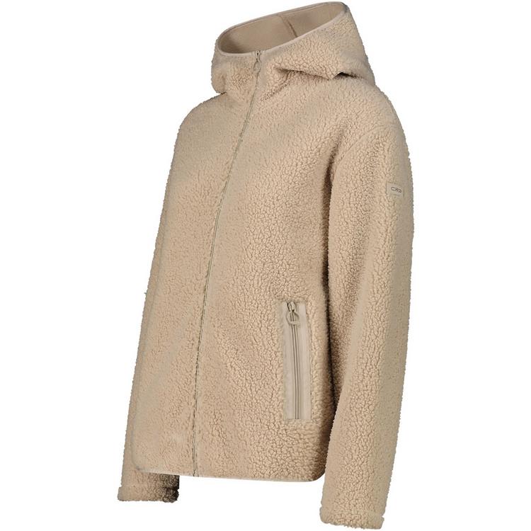 CMP CMP WOMAN JACKET FIX HOOD Langarmshirt Damen - Khaki1615 - 1 | SportScheck