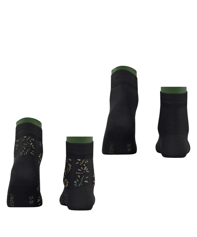 ESPRIT ESPRIT Soft Blooms 2P Socken Damen - black (3000) - 0 | SportScheck