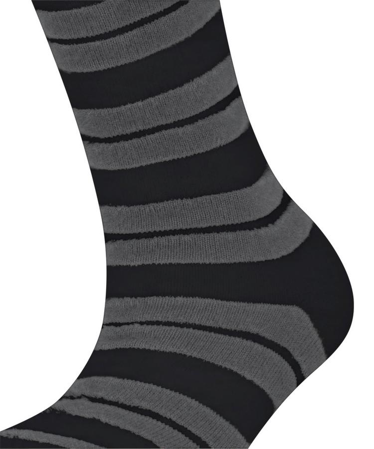 ESPRIT ESPRIT Plush Stripes Socken Damen - black (3000) - 1 | SportScheck