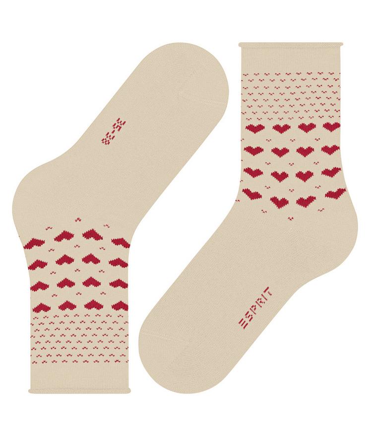 ESPRIT ESPRIT Warming Hearts SO Socken Damen - creme (2050) - 3 | SportScheck
