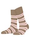 ESPRIT Plush Stripes Socken Damen - beige (4240)
