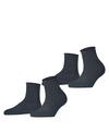 ESPRIT Icy Dots SSO 2P Socken Damen - navy mel. (6127)