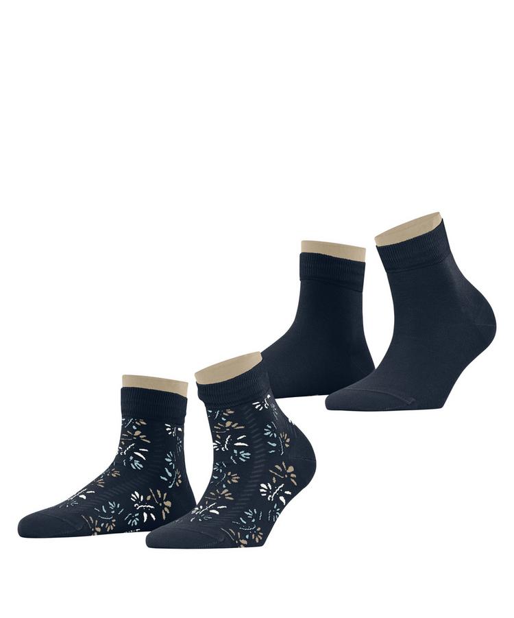ESPRIT ESPRIT Soft Blooms 2P Socken Damen - marine (6120) - 0 | SportScheck