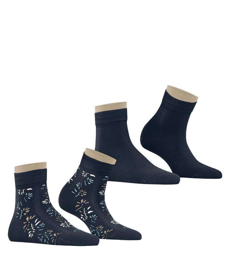 ESPRIT ESPRIT Soft Blooms 2P Socken Damen - marine (6120) - 0 | SportScheck