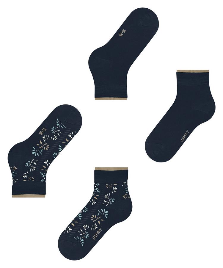ESPRIT ESPRIT Soft Blooms 2P Socken Damen - marine (6120) - 2 | SportScheck