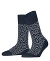 ESPRIT Winter Plaid SO Socken Damen - marine (6120)