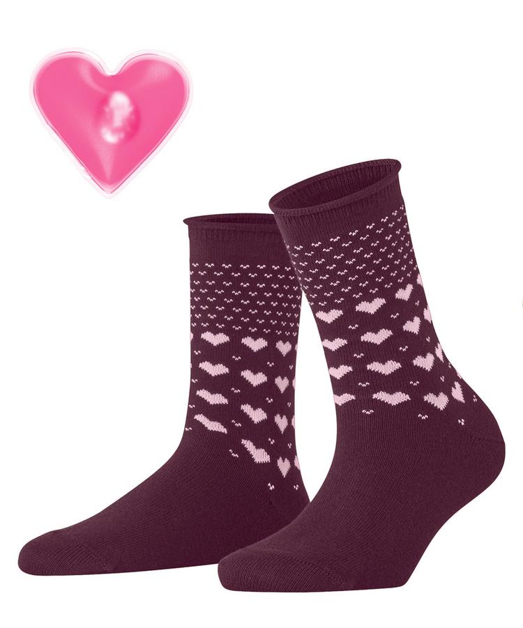 ESPRIT ESPRIT Warming Hearts SO Socken Damen - merlot (8005) - 0 | SportScheck