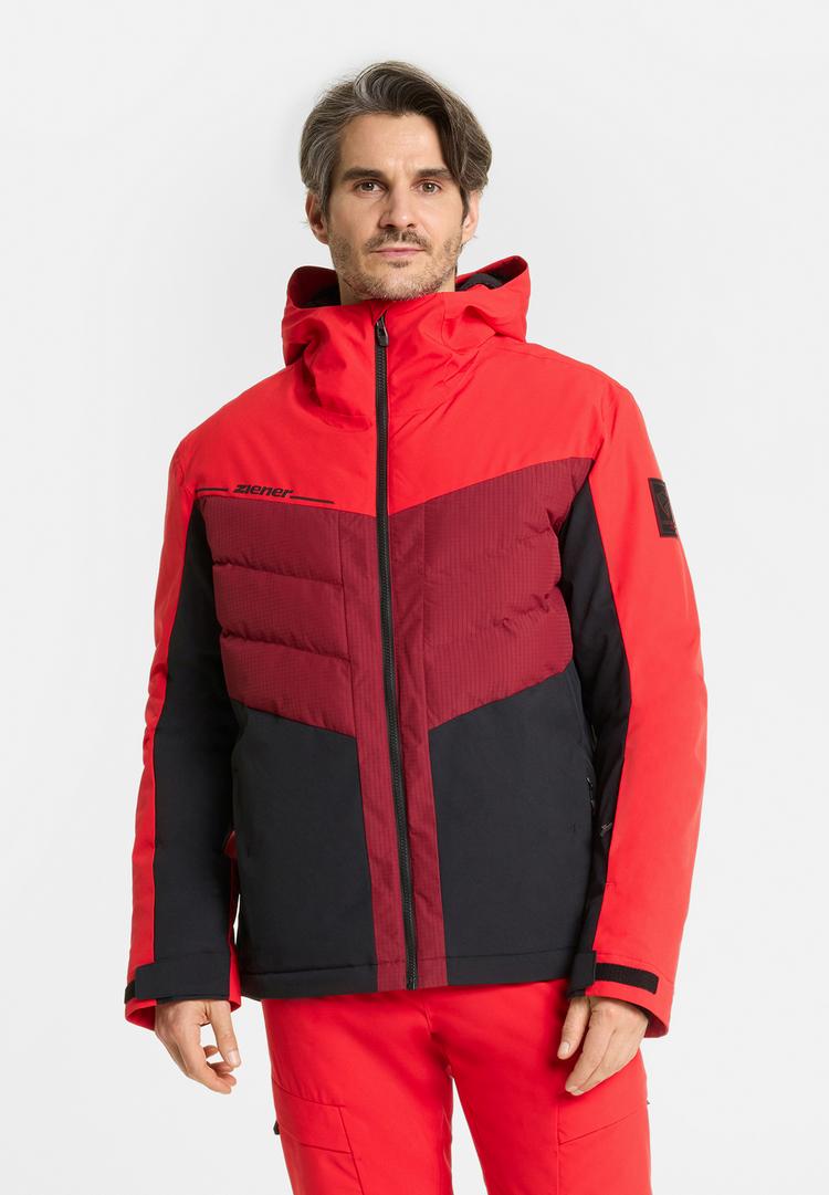 Ziener Ziener TELSON-Z Skijacke Herren - wine pigment ripstop - 0 | SportScheck