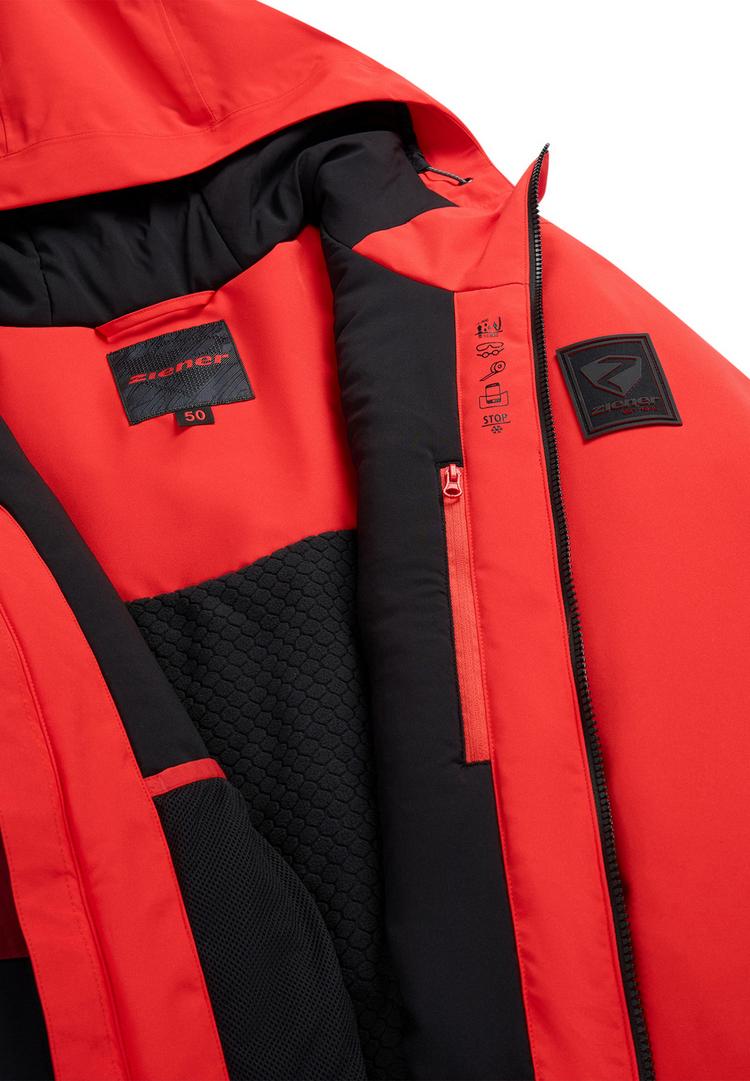 Ziener Ziener TELSON-Z Skijacke Herren - wine pigment ripstop - 1 | SportScheck