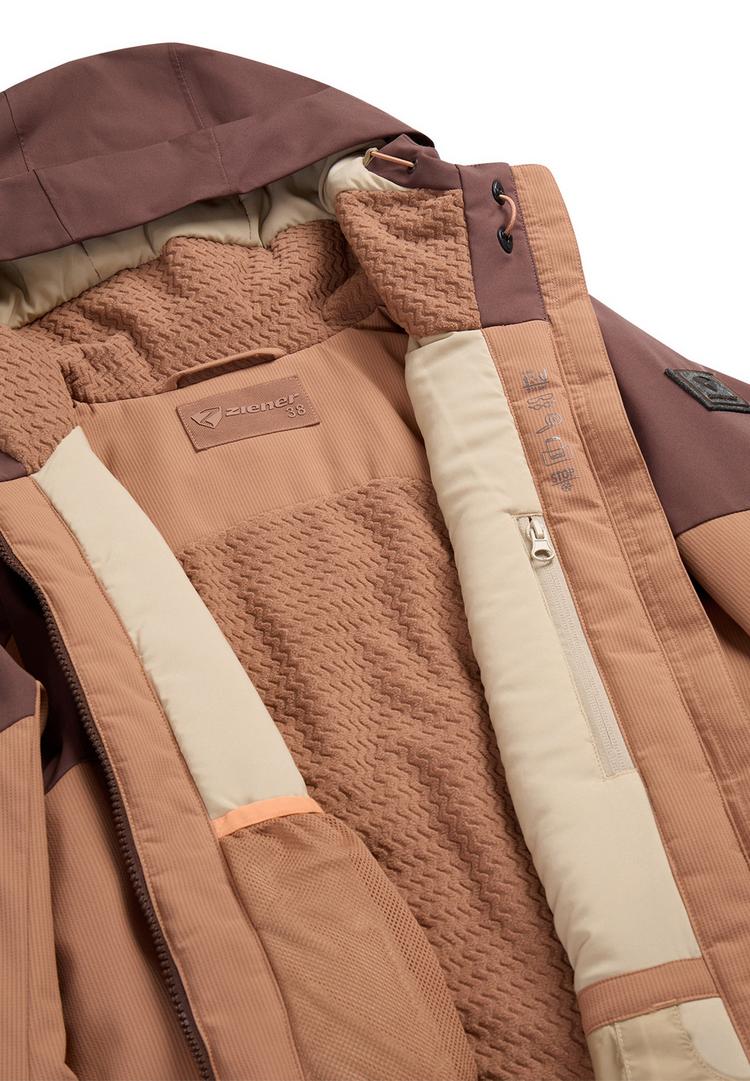 Ziener Ziener THILDE-Z Skijacke Damen - brownie stru tex - 1 | SportScheck